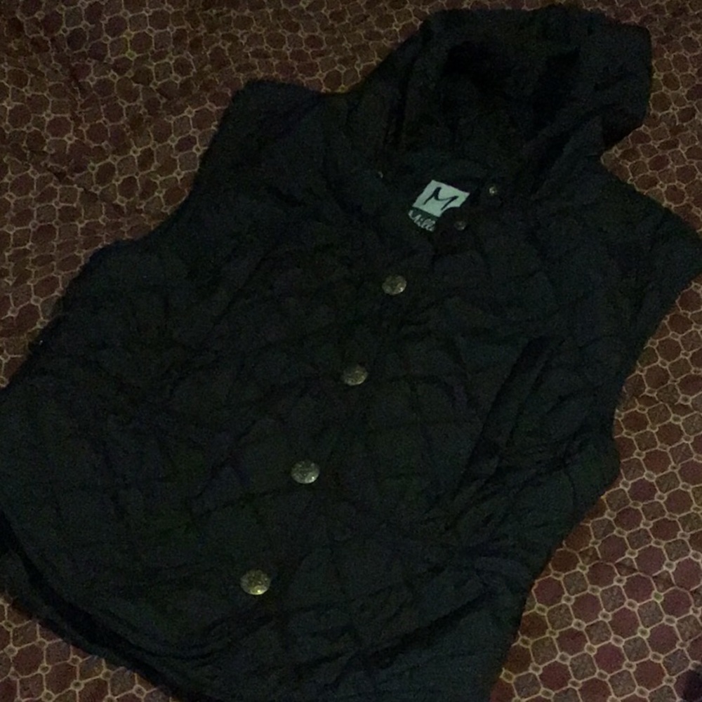 M Miller quilted vest size M